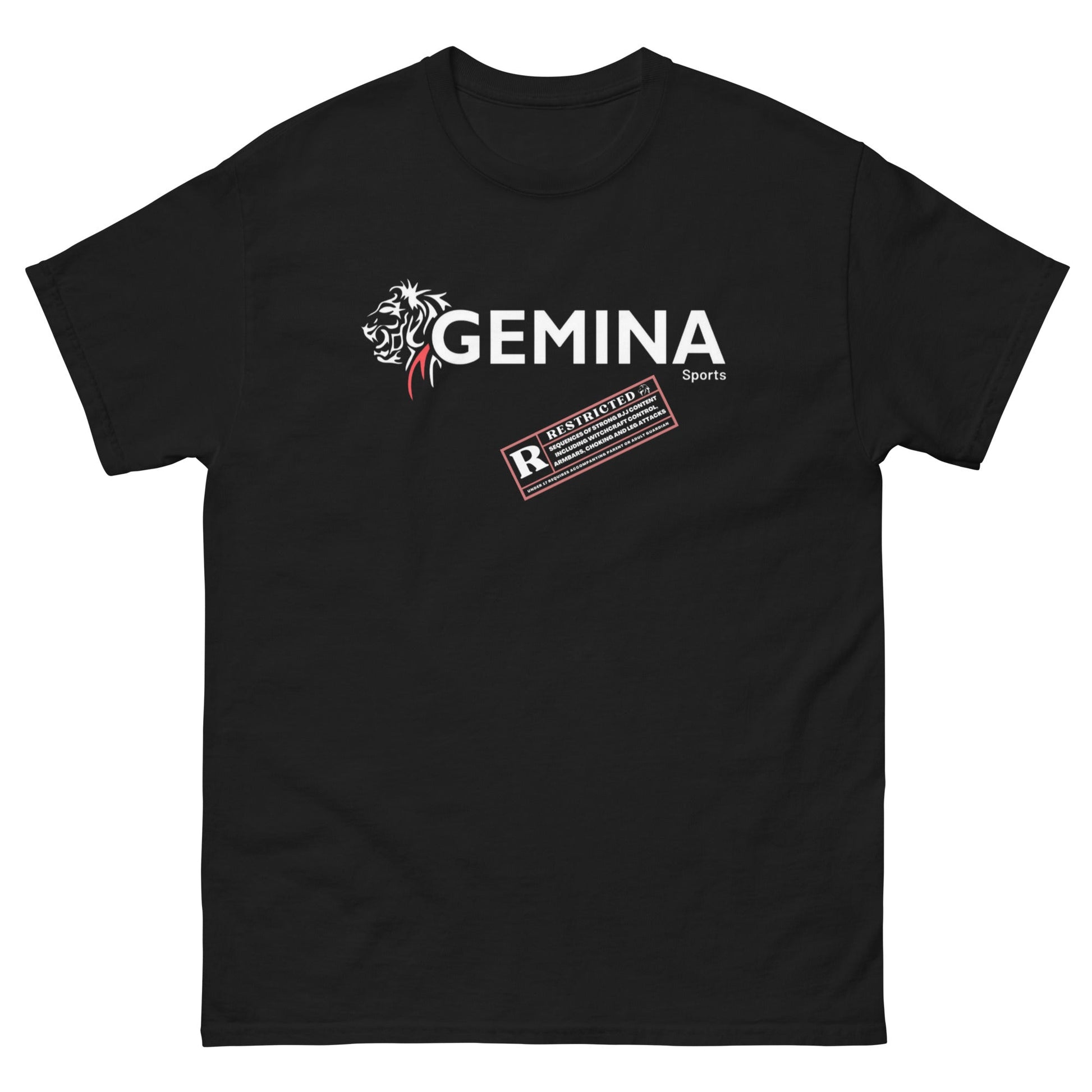 Men's 100% cotton Rate R Gemina T-Shirt with structured fit and trendy design.