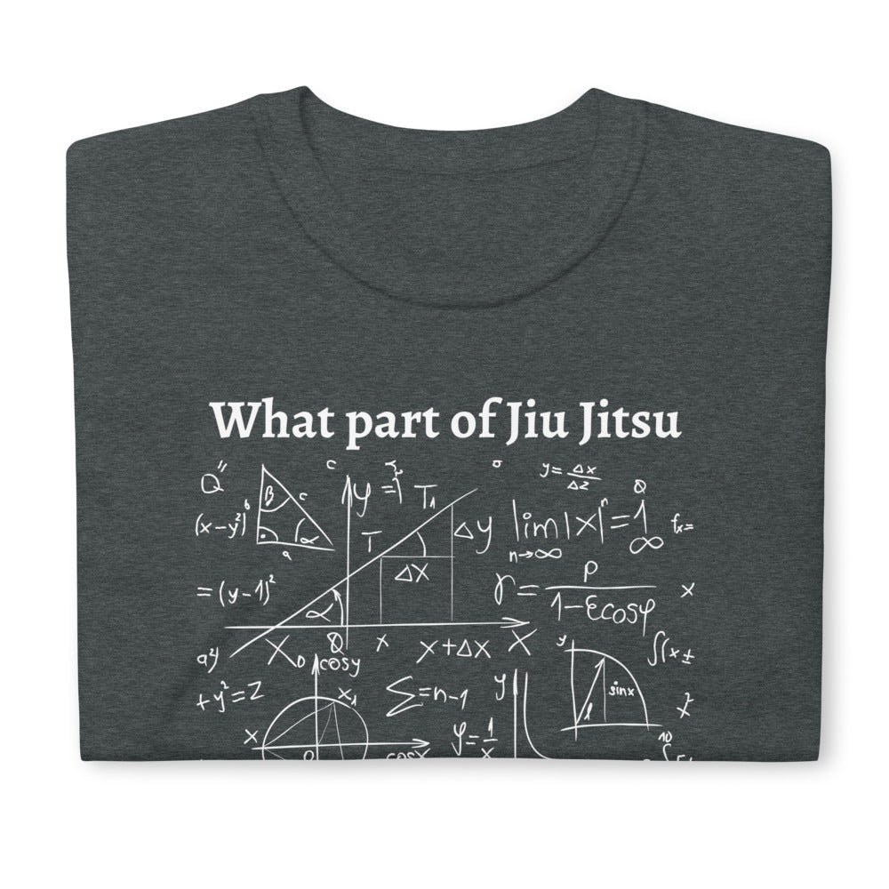 Jiu Jitsu equation t-shirt with classic design, 100% cotton.