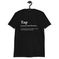 Tap, BJJ Meanings Short-Sleeve Unisex T-Shirt